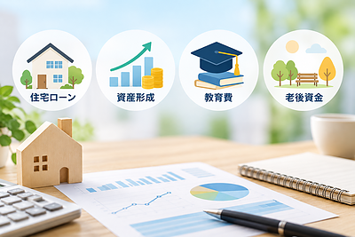 住宅ローンやNISA、教育費など「個人のお金」のご相談もお受けしています