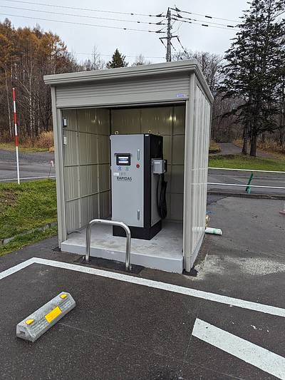 2024年施工　電気自動車急速充電器