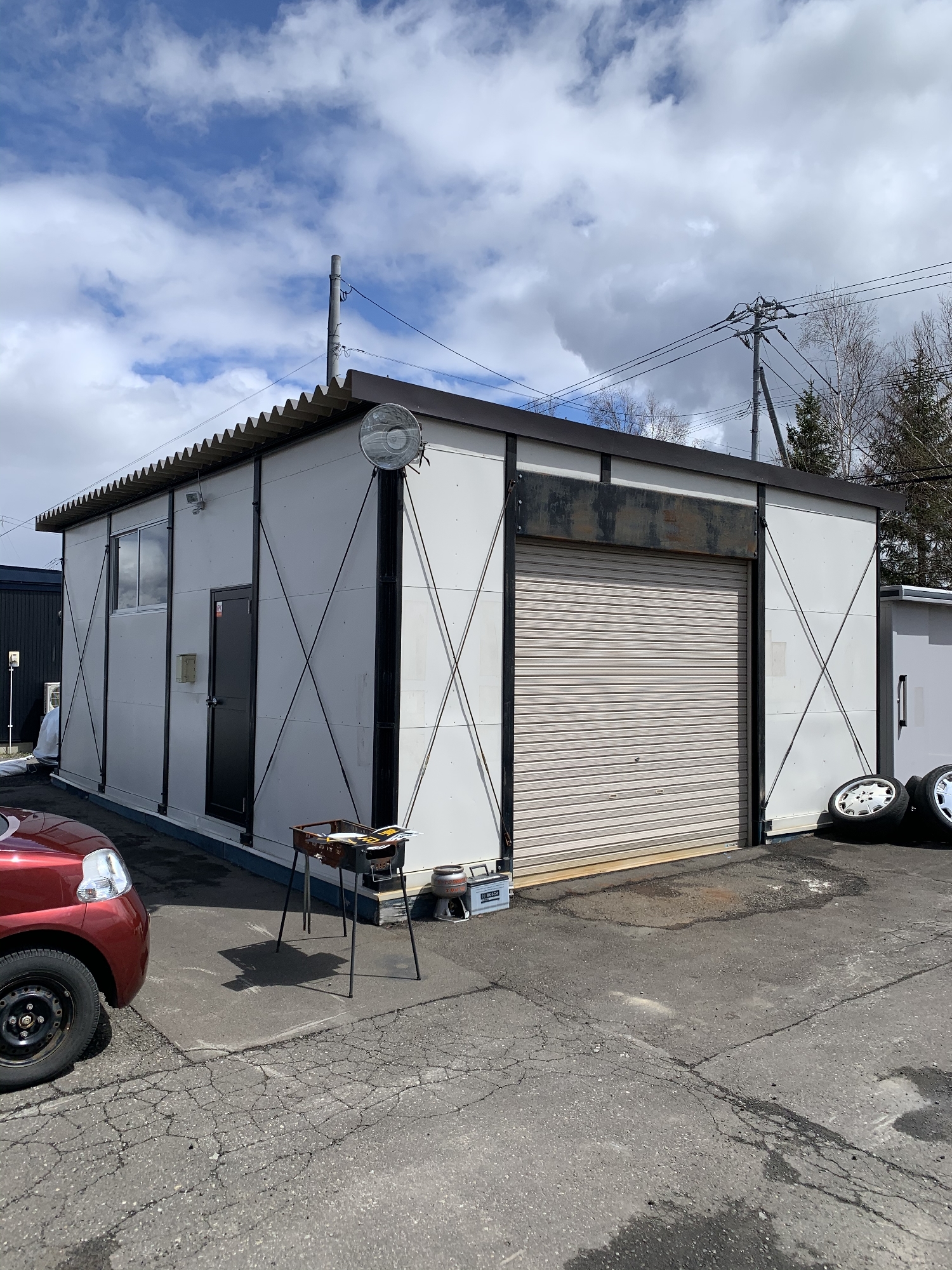 北広島市 倉庫 塗装工事 施工前