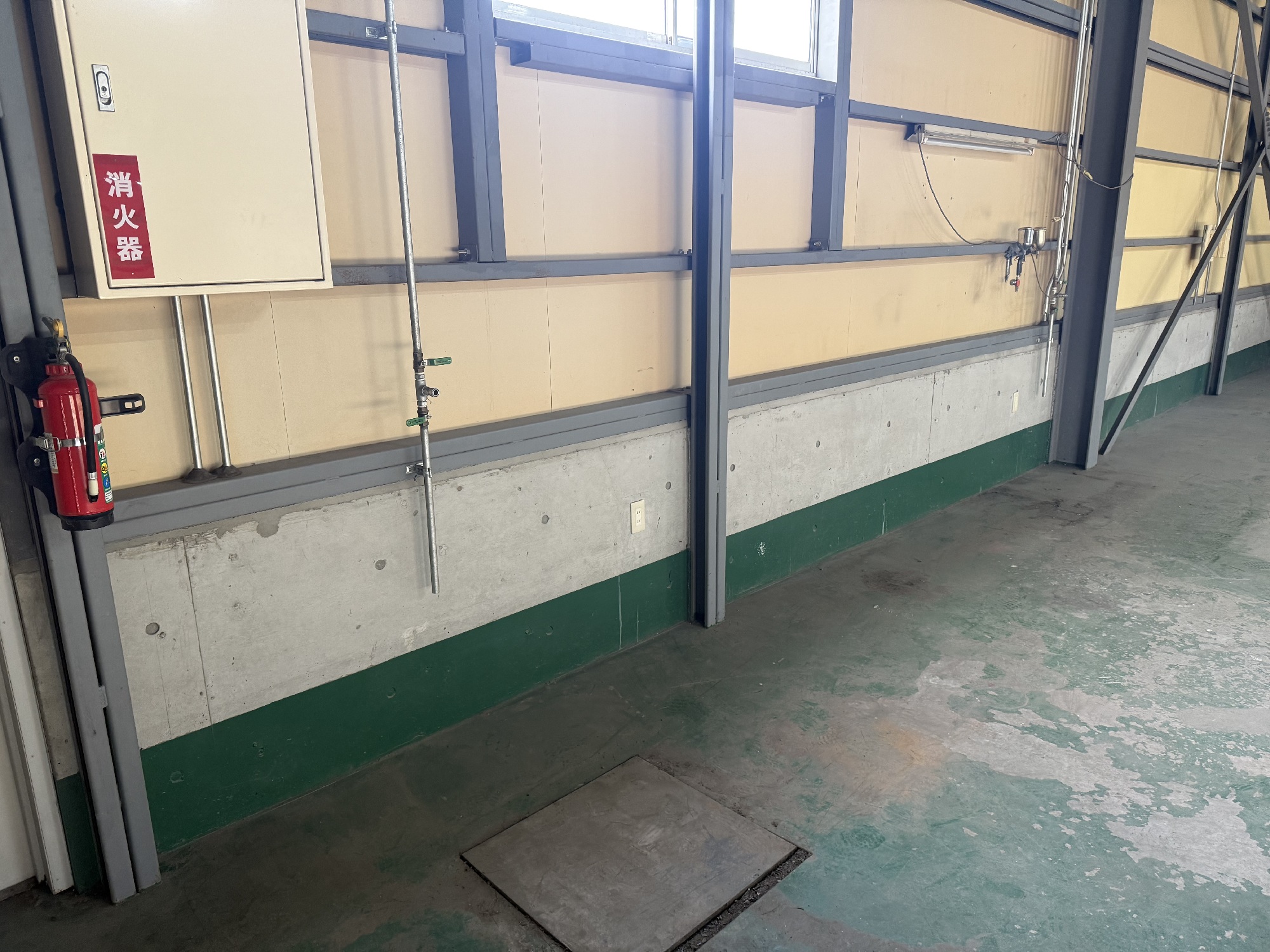 北広島市大曲 貸倉庫 基礎コンクリート 施工前