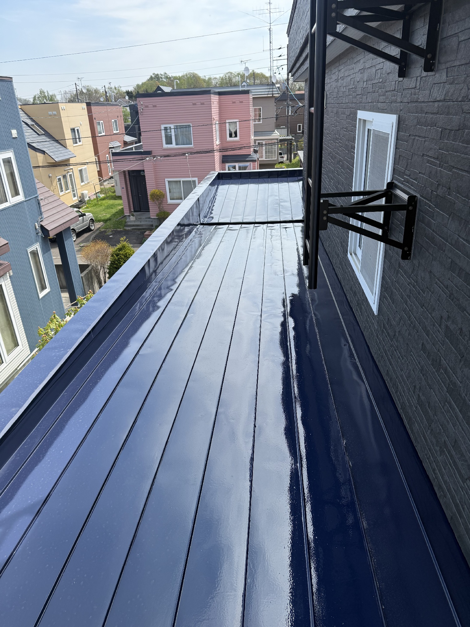 札幌市南区戸建 屋根塗装工事 施工後