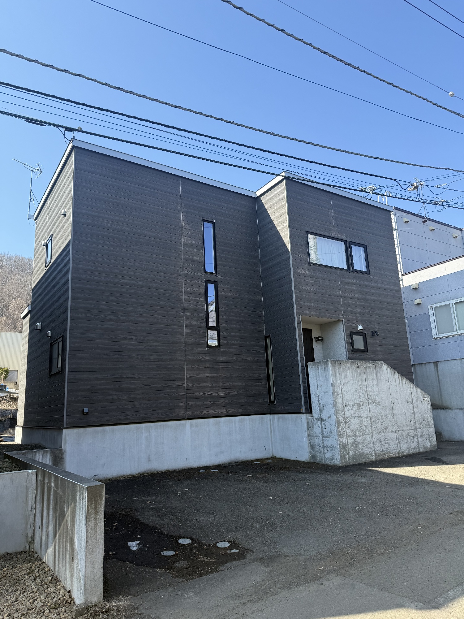 札幌市南区戸建 外壁・屋根塗装工事 施工前