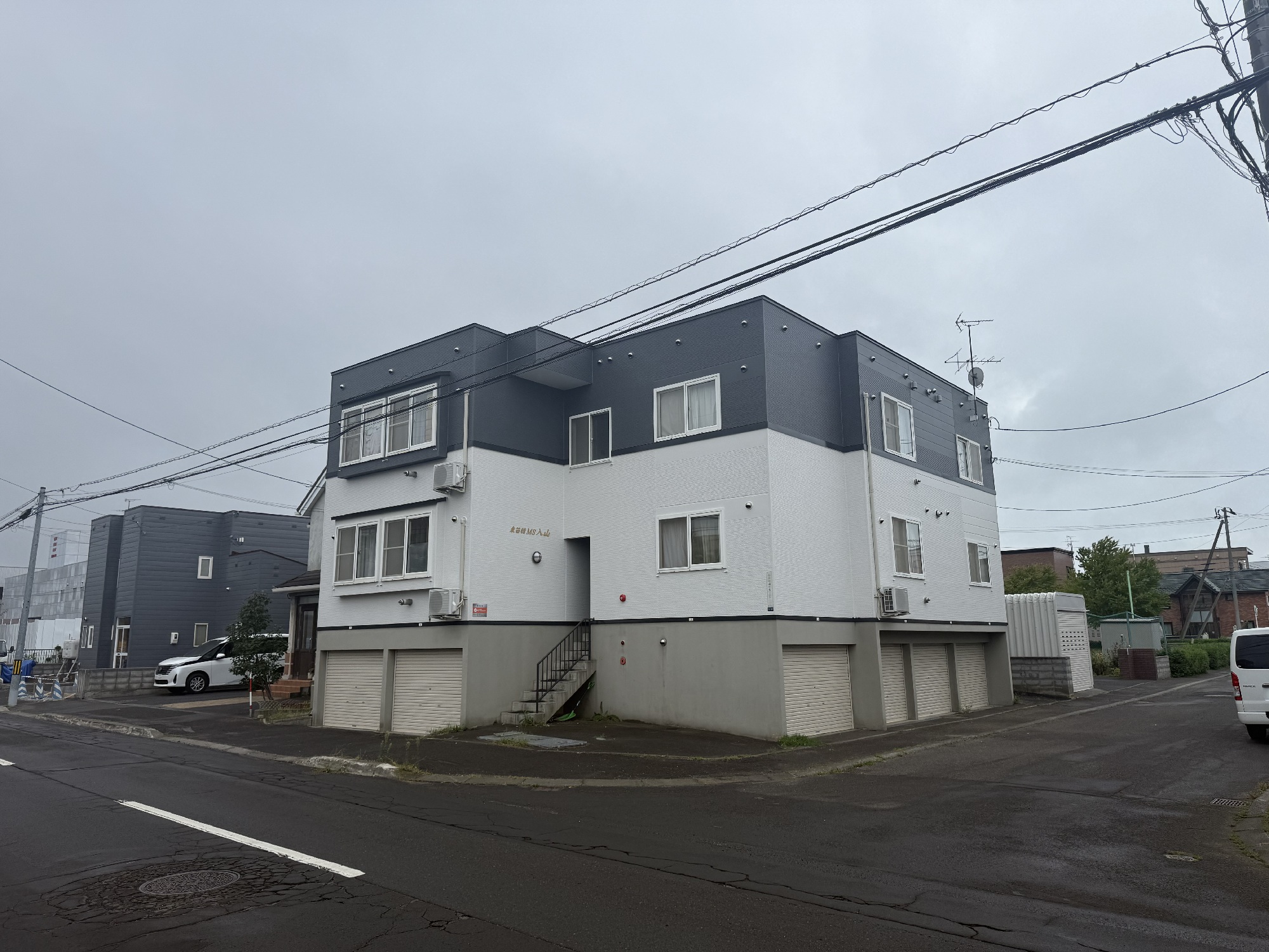 札幌市東区アパート外壁・屋根塗装工事 施工後