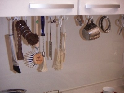 吊戸棚　洗い道具