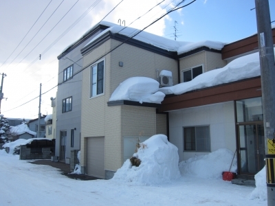 フラットルーフ屋根　南側