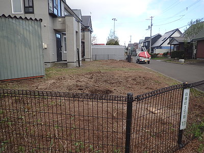 庭木の伐採（千歳市）。