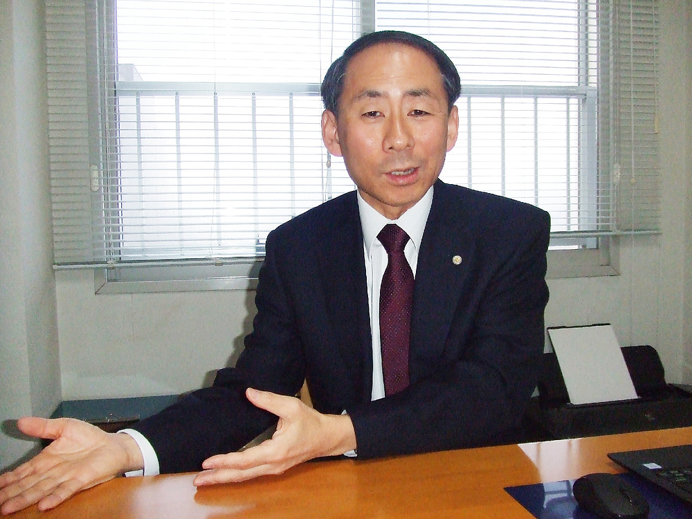 宅間孝さん取材風景