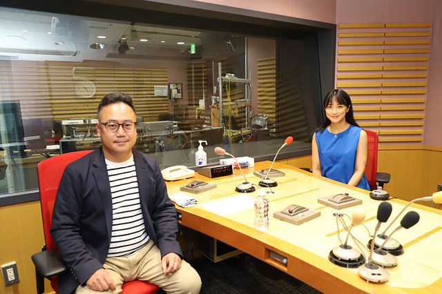 ニッポン放送スタジオにて竹内由恵さんと対談