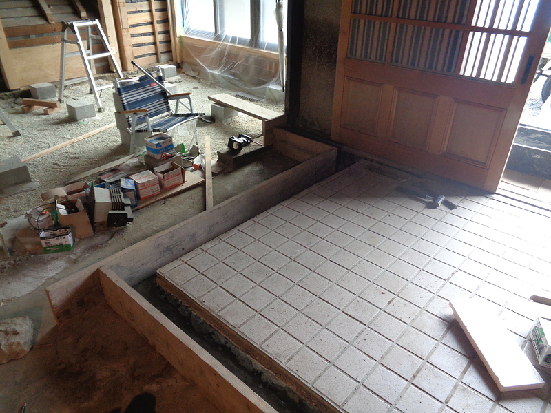 既存タイル転用