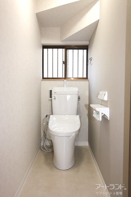 温水洗浄機能付きトイレを新設しました