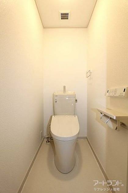 温水洗浄機能付きトイレを新設しました