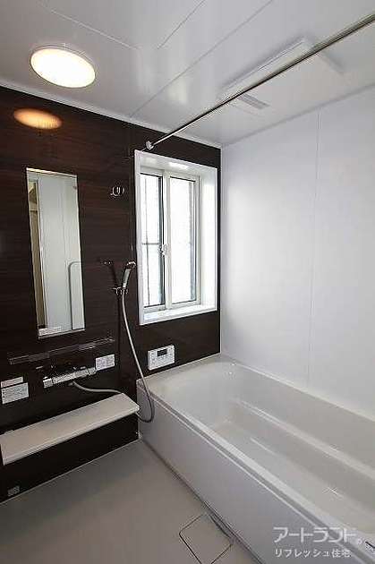 1坪以上でゆったりくつろげる浴室を新設