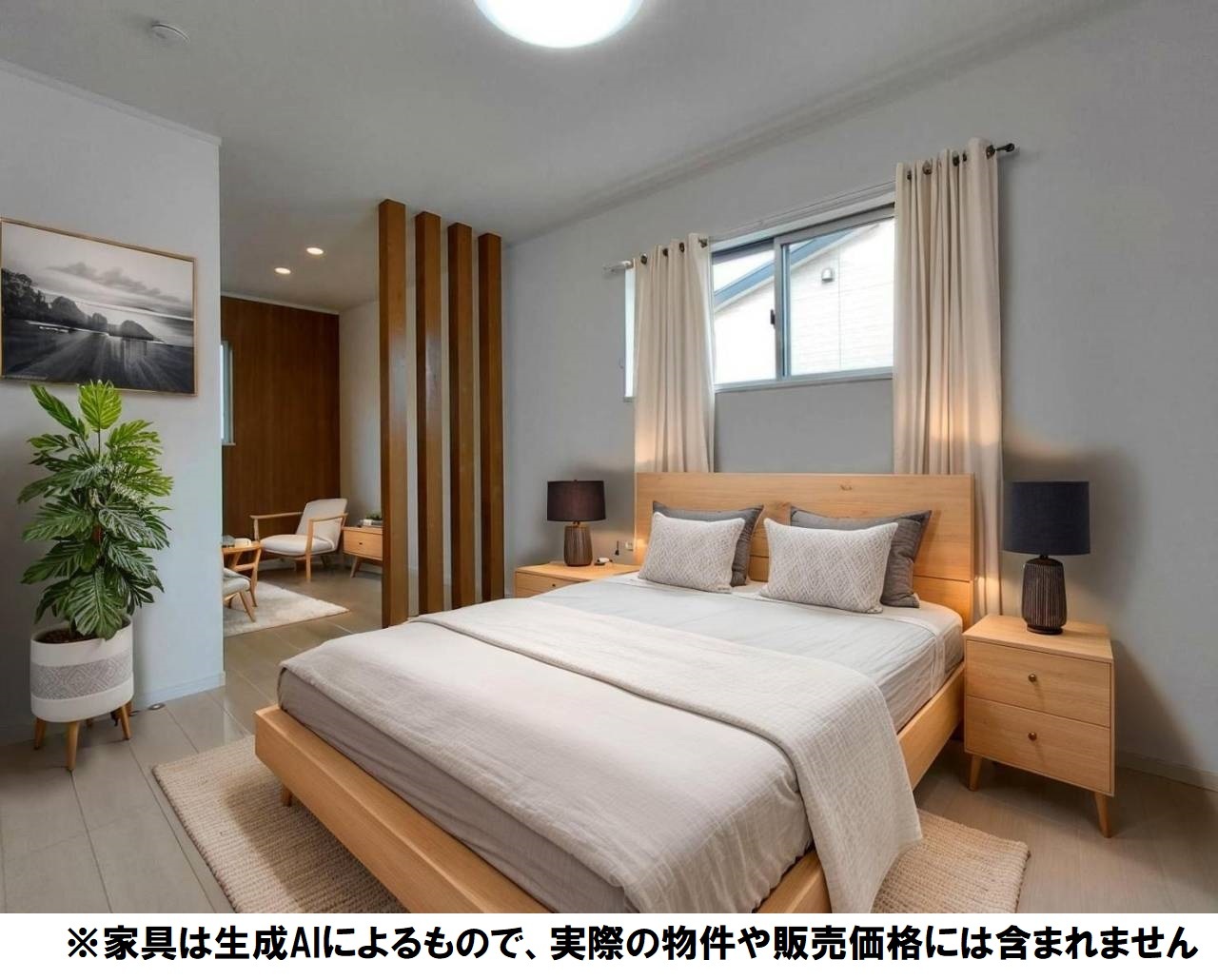 家具を配置するとこんなイメージに