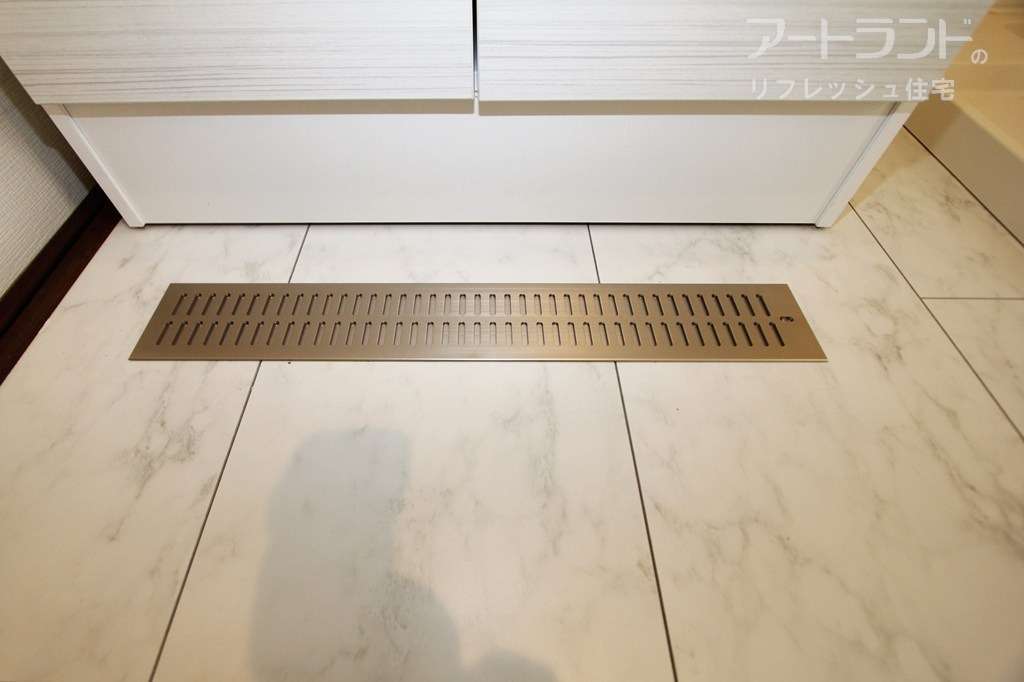 リビングも洗面所も全室同じ温度で快適