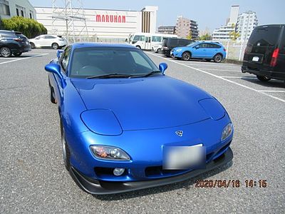 RX-7・全塗装（色替え)オールペイント(鈑金・塗装）2