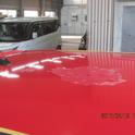 トヨタ・カローラフィールダー、ルーフ（天井）塗膜劣化による再塗装（鈑金・塗装）