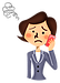 電話に出んわ