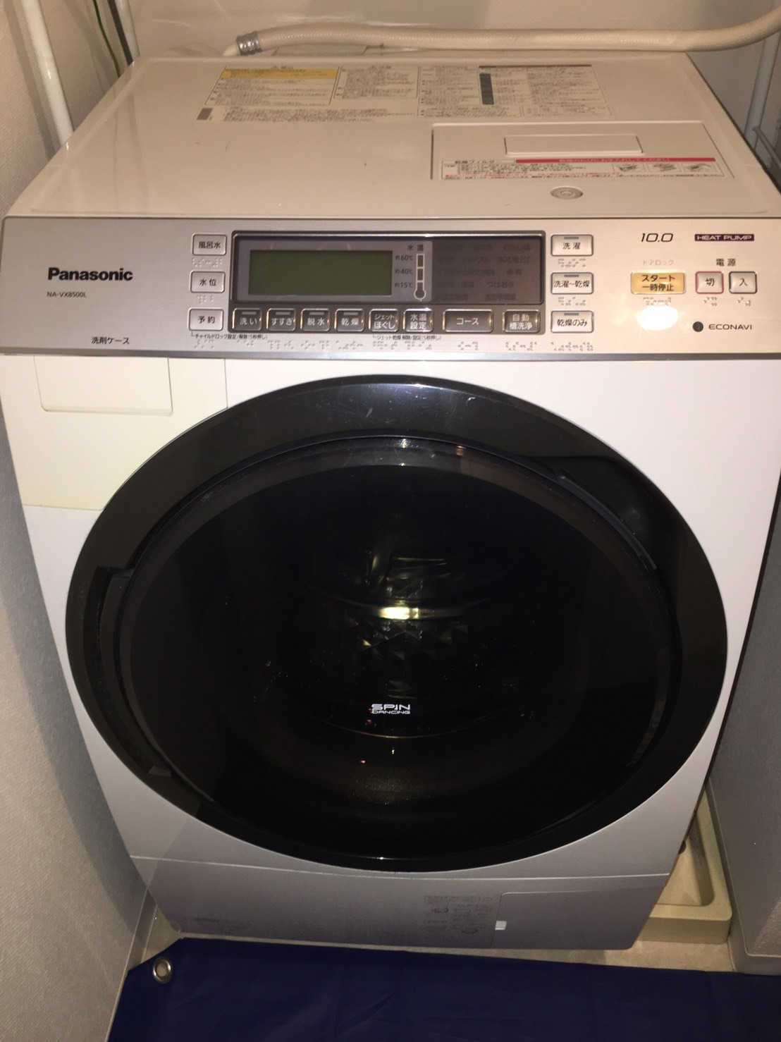 K★★040 パナソニック ドラム式洗濯機 NA-VX9800L 設置無料高圧洗浄機でドラム層洗浄済み