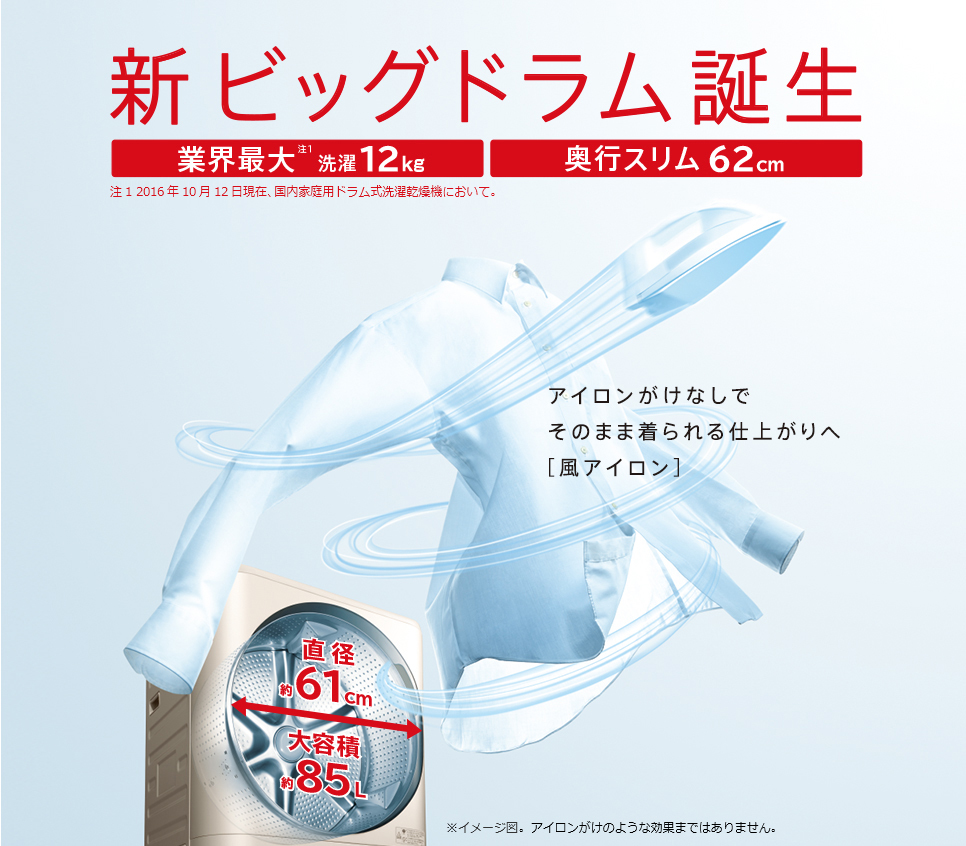 日立 ビックドラム BD-NX120A ドラム式洗濯機 分解洗浄 風アイロンが乾かない ｜鳥山修史