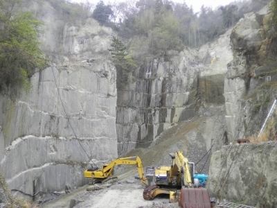 大島石の採石丁場