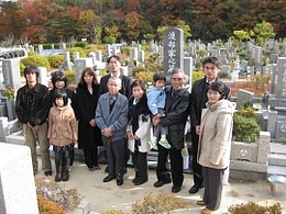 渡部家/開眼・納骨法要（神戸市立鵯越墓園にて）