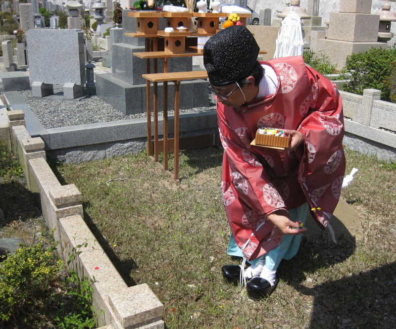 墓地の地鎮祭・四方祓いの儀