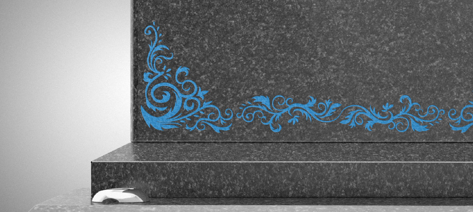 お墓 墓石のイラスト彫刻を花で彩る 1級お墓ディレクター 能島孝志 マイベストプロ神戸