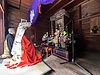日本で最も古く最優秀の古法華三尊石仏