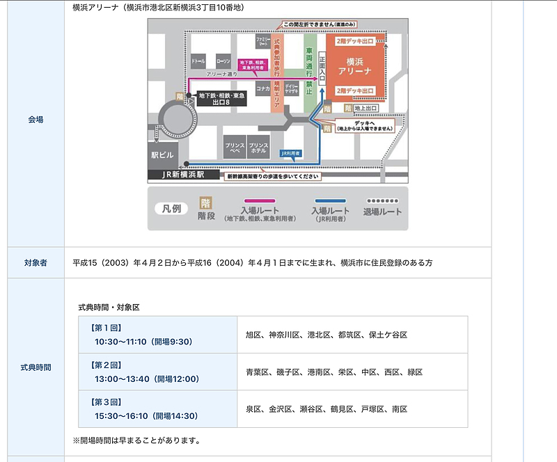 横浜市二十歳の集い