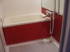 赤色の浴室…私好みにユニットバスの大変身！