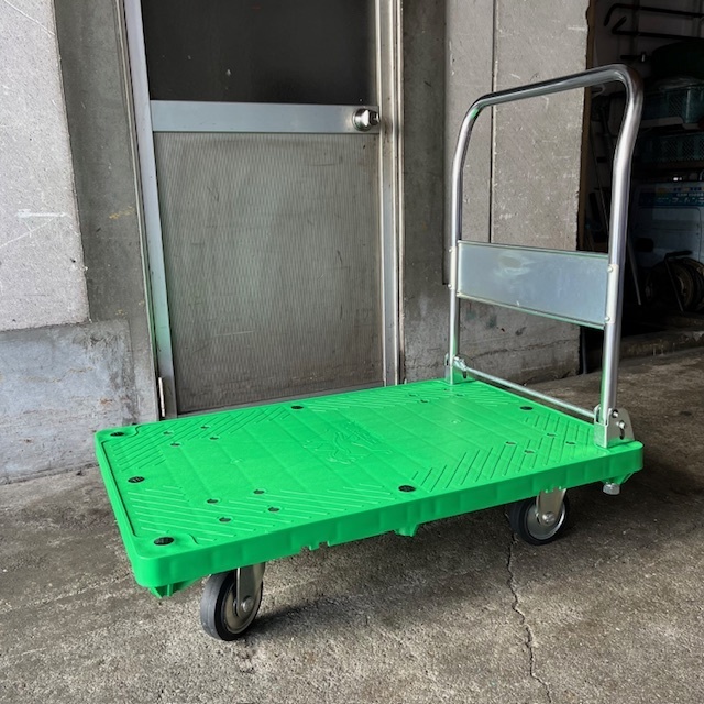 パール台車　シシクパール台車　手押し台車　樹脂台車　強い台車