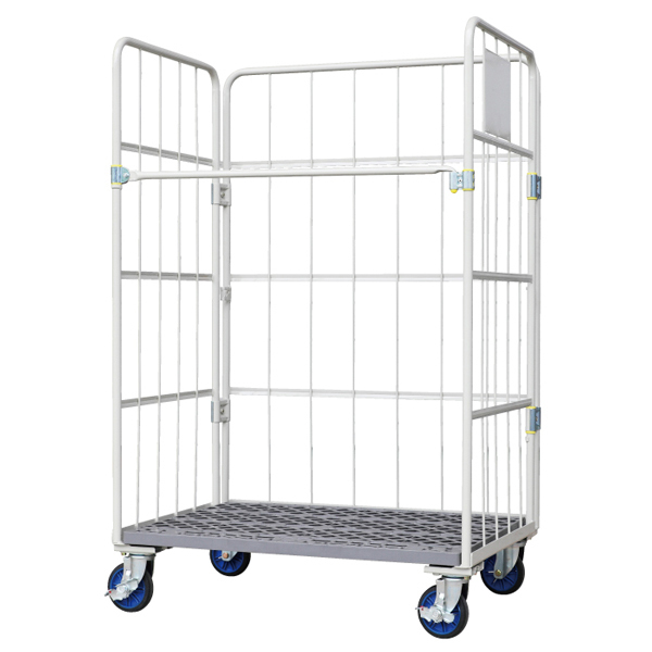 ハンシン・プロテクト　カゴ台車（コーナーガード8個　標準装備）