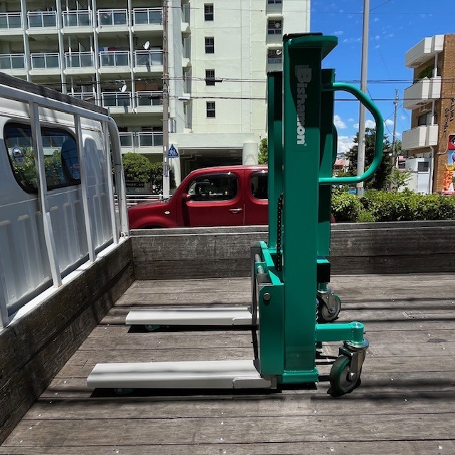 スギヤス　トラバーリフト　STS38　フォーク寸法変更　改造