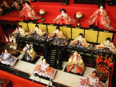 京都御所の七段飾り