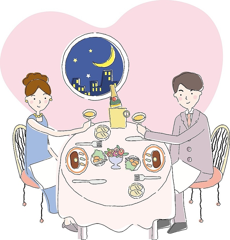 結婚はいい　食事の時