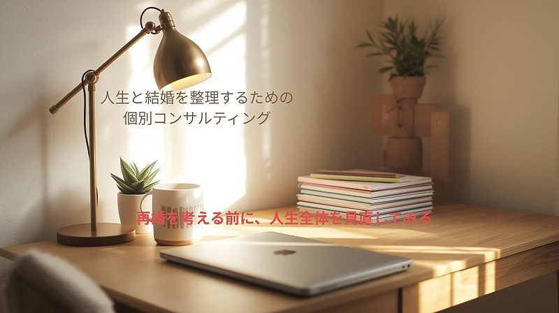 再婚を考える前に、人生全体を見直してみる