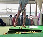 傾斜地での打ち方