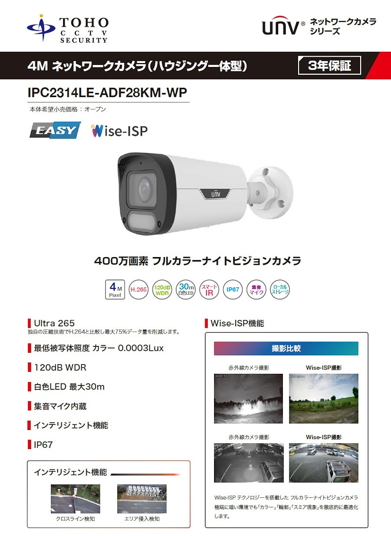 東邦技研の防犯カメラ