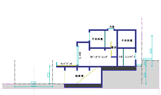 雛壇地に新築