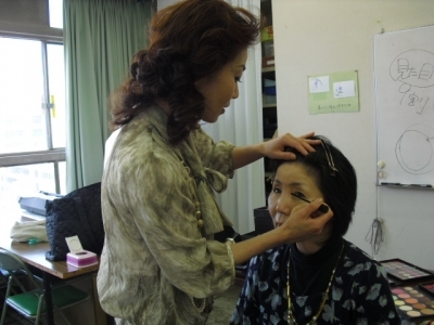 よみうり姫路文化センターさんにて。目力メイクです。