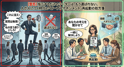 【警告】指示するだけのリーダーは、もう選ばれない。人が人につく時代の「ピープルマネジメント」再起動の処方箋