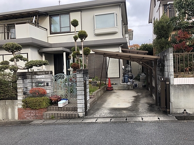 駐車場周り改装工事を施工しました。
