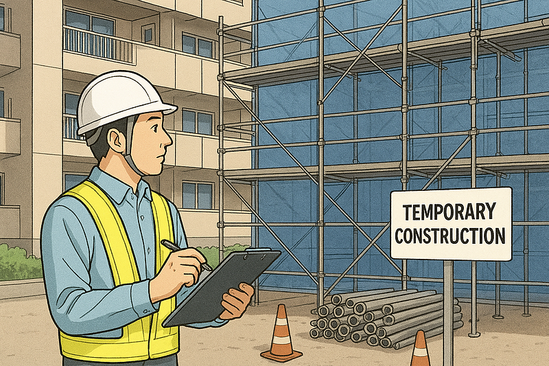 仮設工事の監理