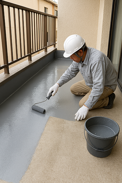 バルコニー防水工事について