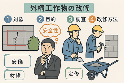 外構工作物の改修について