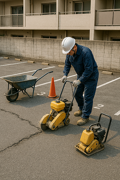 駐車場の修繕について