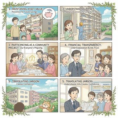 大規模修繕工事を理解するための5つの視点