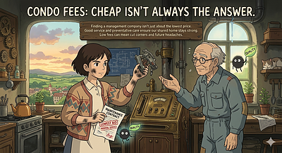 管理委託費って、安ければ正解…ではありません。