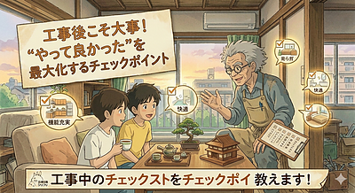 ⑤「工事後こそ大事！“やって良かった”を最大化するチェックポイント」