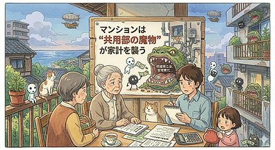 第3回：マンションは“共用部の魔物”が家計を襲う